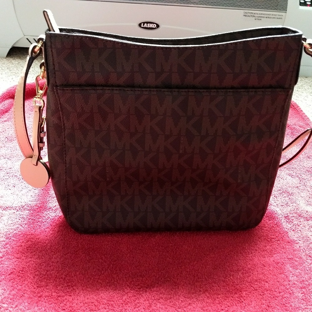 Michael Kors Brown signature cross body